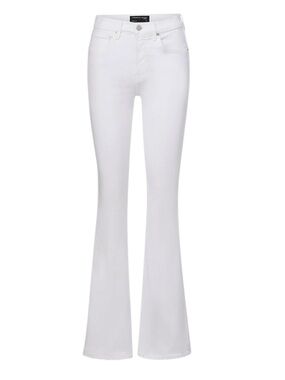 White Flared Jeans - Women’s Wide Leg